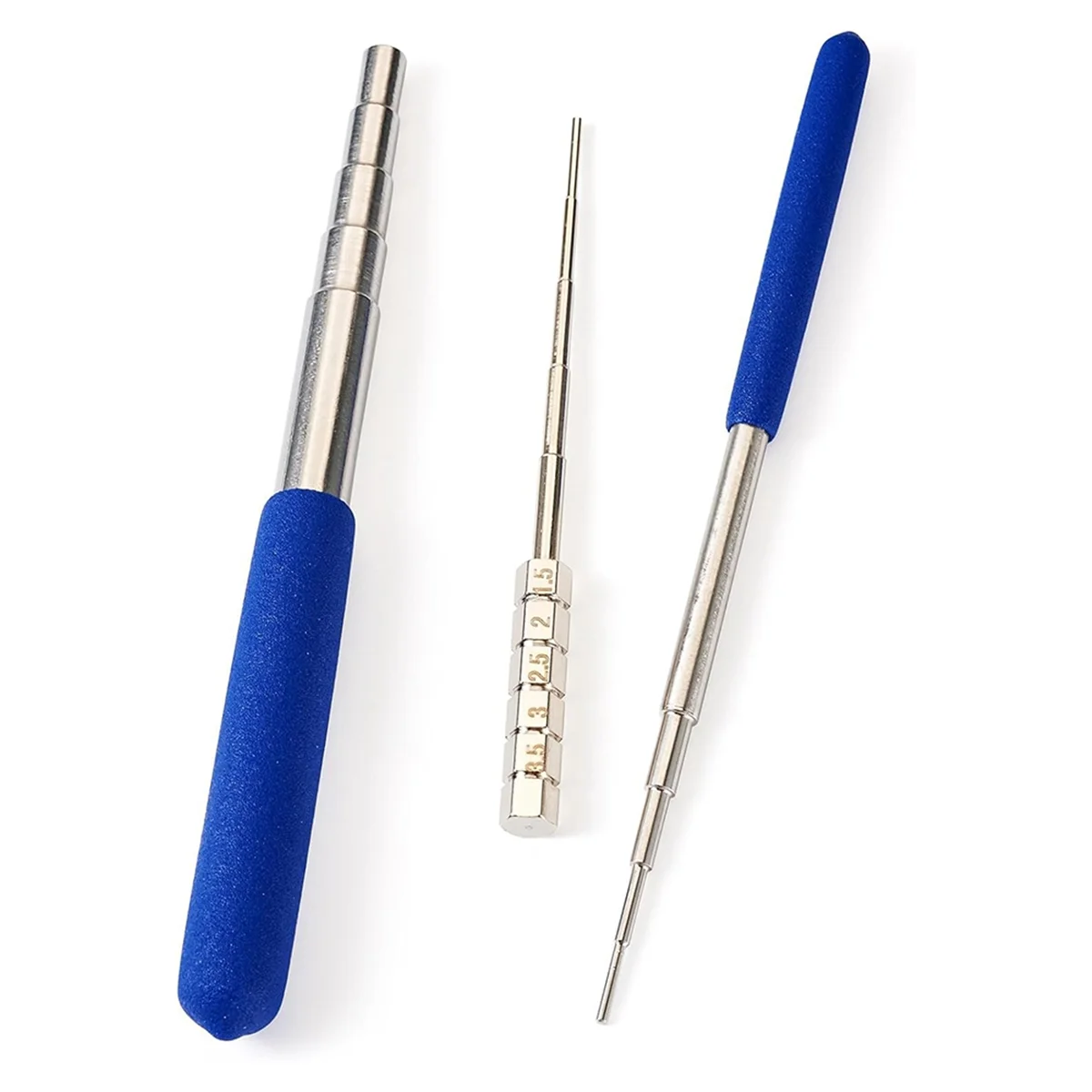 الانتقال الدائري تشكيل أداة 3 قطعة لفائف تهزهز سلك الحلقات لف قضيب خطوة ماندل عصا الانتقال الدائري تشكيل أداة لصنع المجوهرات التفاف #3