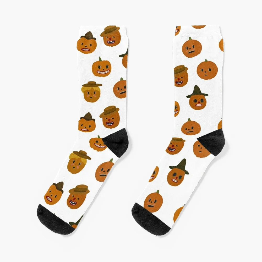 Pumpkin People Socks professional running retro winter tennis Socks Girl Men's