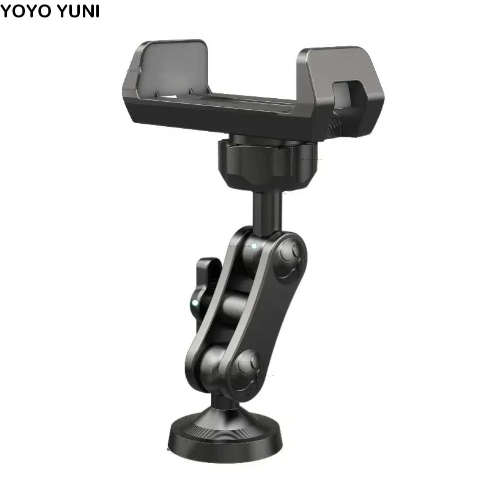 

Двусторонний магнитный кронштейн для телефона на присоске для спортзала, вращение на 360 градусов, складной тренировочный держатель для телефона для селфи, портативный регулируемый