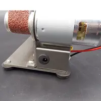 Household Table Grinder Multifunctional Mini Sand Band Machine DIY Polishing Machine Woodworking Sander Fixed Angle Sharpener 3