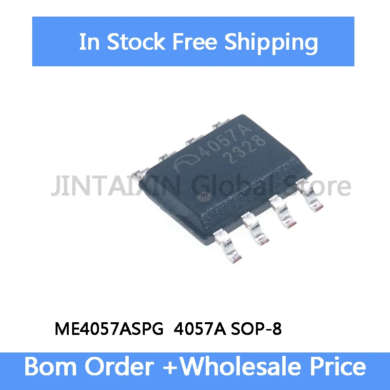 10Pcs ME4057ASPG ME4057A 4057A SOP-8 power management chip IC In Stock Wholesale