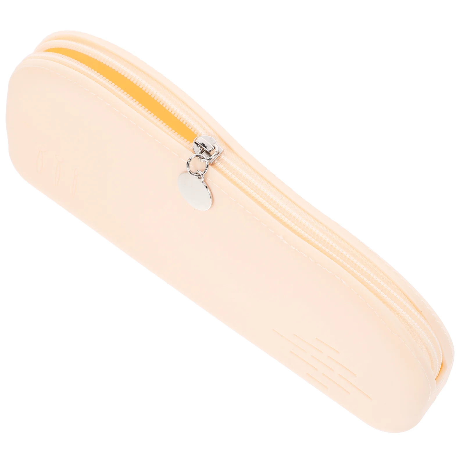 

Silicone Makeup Brush Storage Case Durable Flexible Zipper Portable Travel Organizer Makeup Tool Bag Pouch