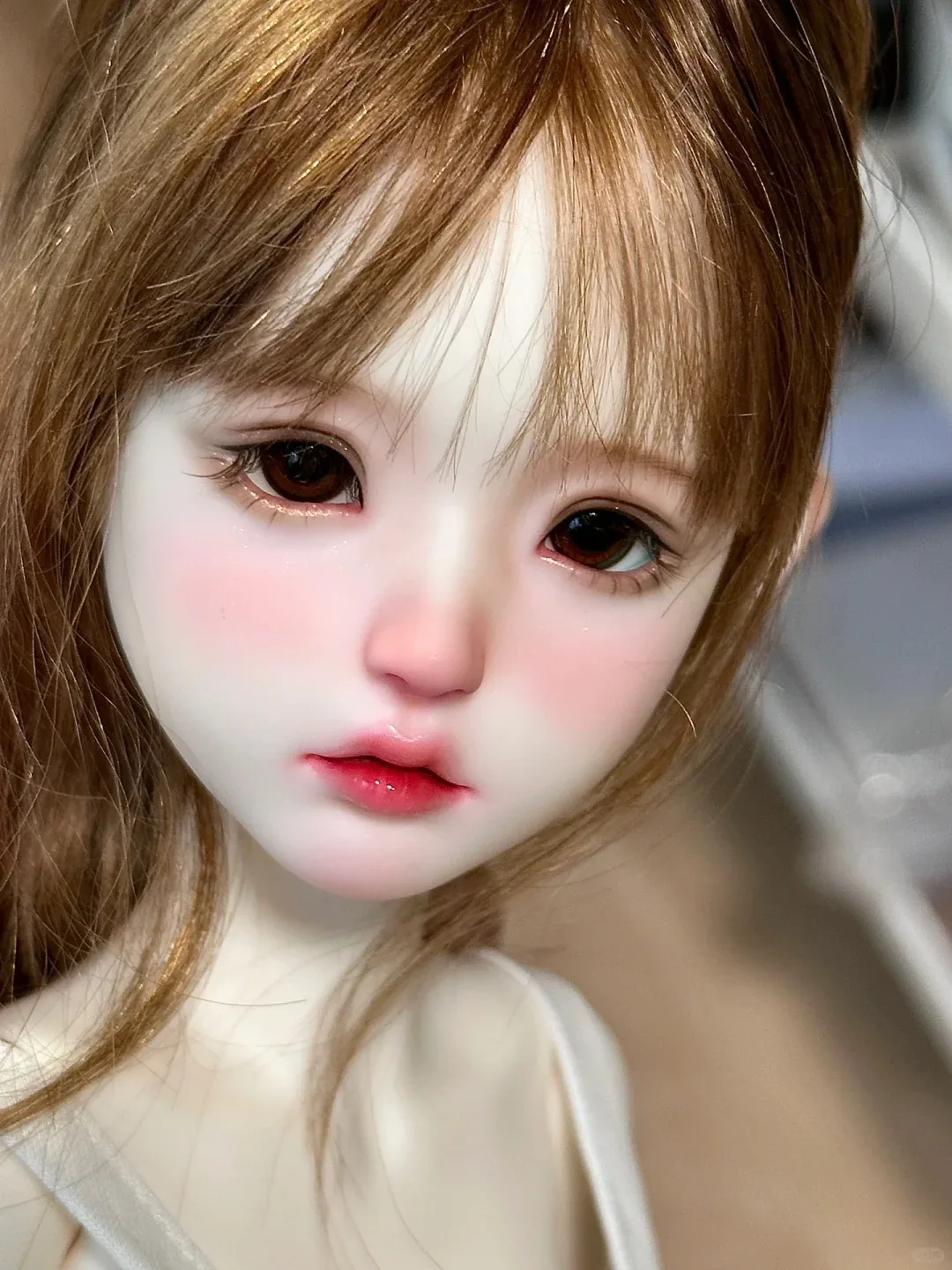 BJD-メングメンカットの女の子の人形,高品質の関節フィギュア,新しいおもちゃ,人工人形,化粧品,在庫あり,1/4