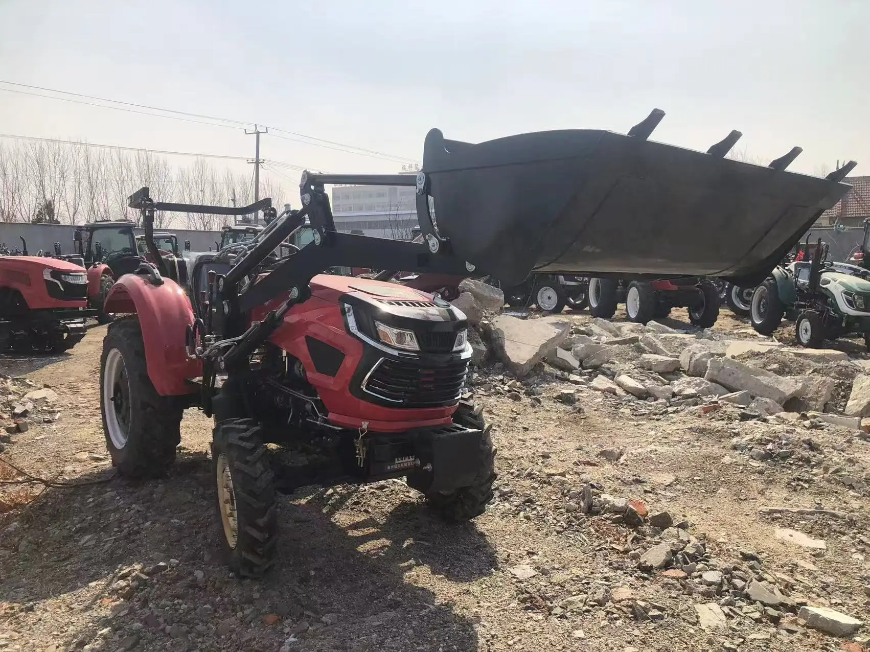 50 HP Tractor Machine Mini Tractor New Farm Tractors Cheap Sale