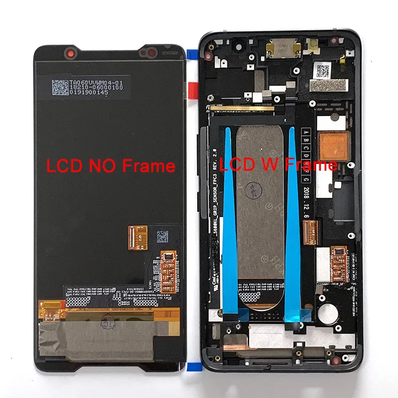 

Top 6.0"Original Supor AMOLED M&Sen For ASUS ROG Phone ZS600KL LCD Display Screen+Touch Panel Digitizer For Asus