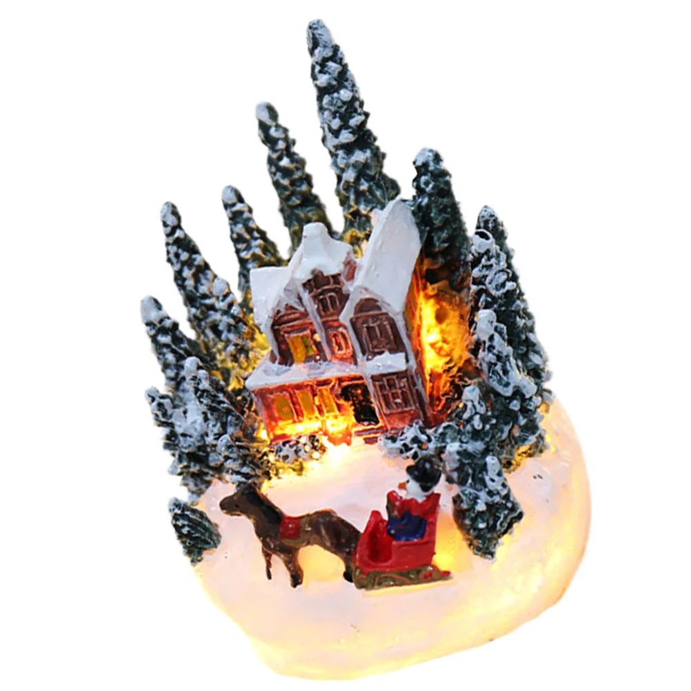 Mini Landscape Decor Gingerbread House Decorations Chic Xmas Party Decors The Gift