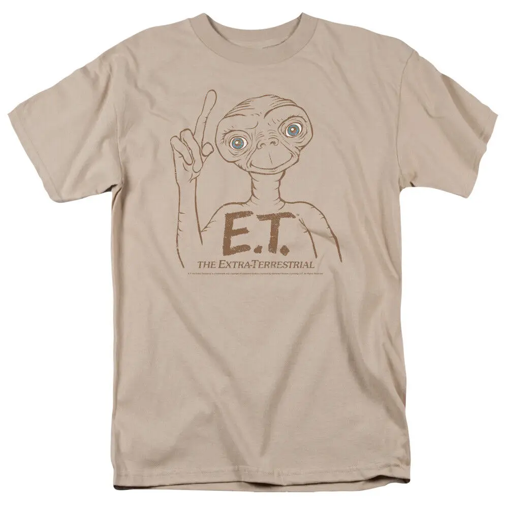 E T Movie Pointing Licensed Adult Shirt