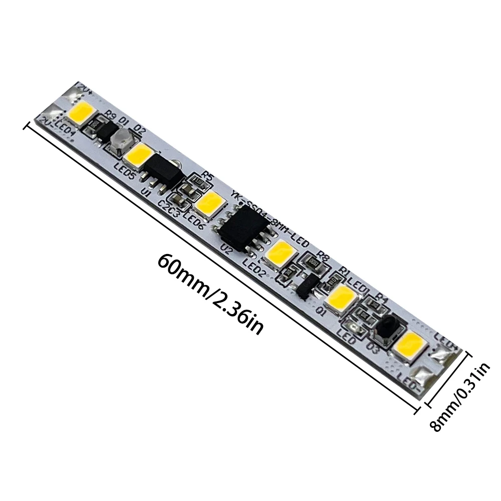 Hand Sweep Sensor Module 50-80mm Short Distance Scan Switch Sensor for Cupboard Wardrobe LED Light