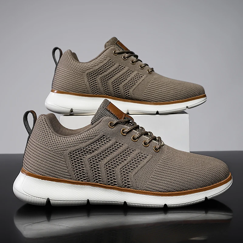 Fashion Mesh Men Sneakers Light Breathable Casual Shoes For Men Sport Footwear Plus Size 39-48 Cool Outdoor Walking Shoes