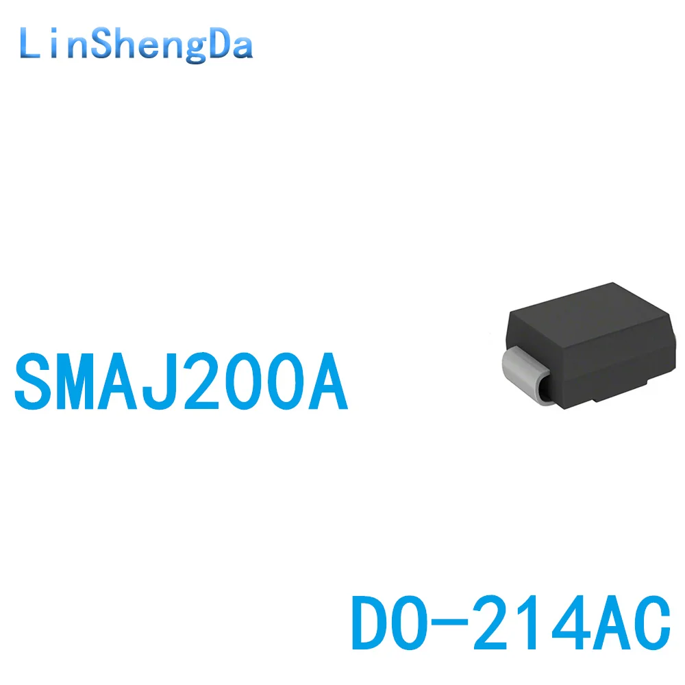 10PCS SMAJ200A P6SMAJ200A Unidirectional TVS Transient Suppression Diode Chip DO-214AC