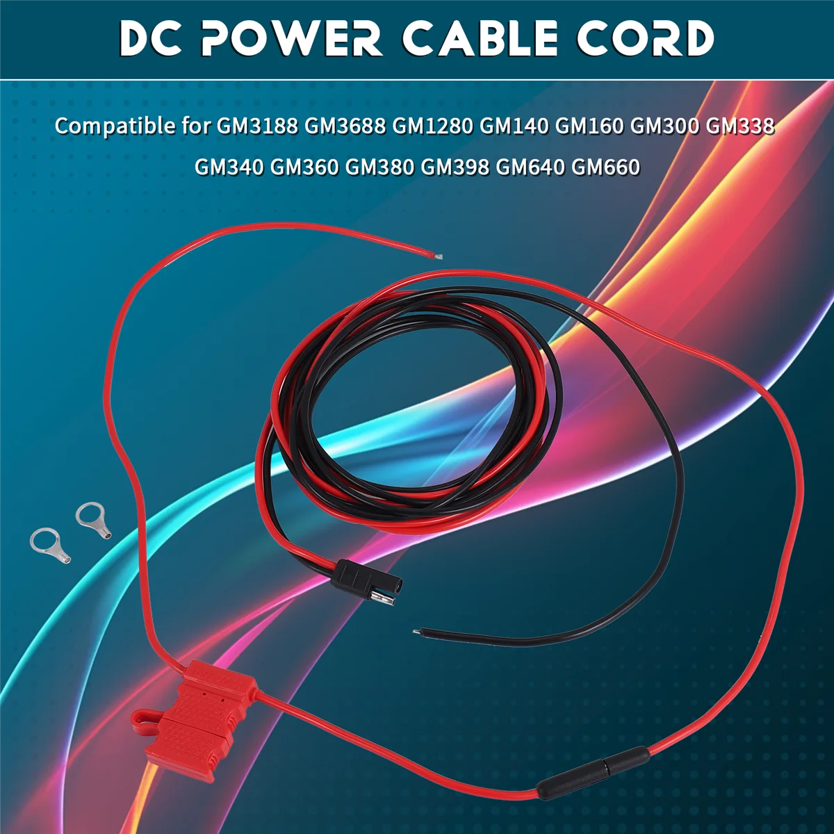 DC Power Cable Cord for GM300/338/380/3188CDM1250/750 metres