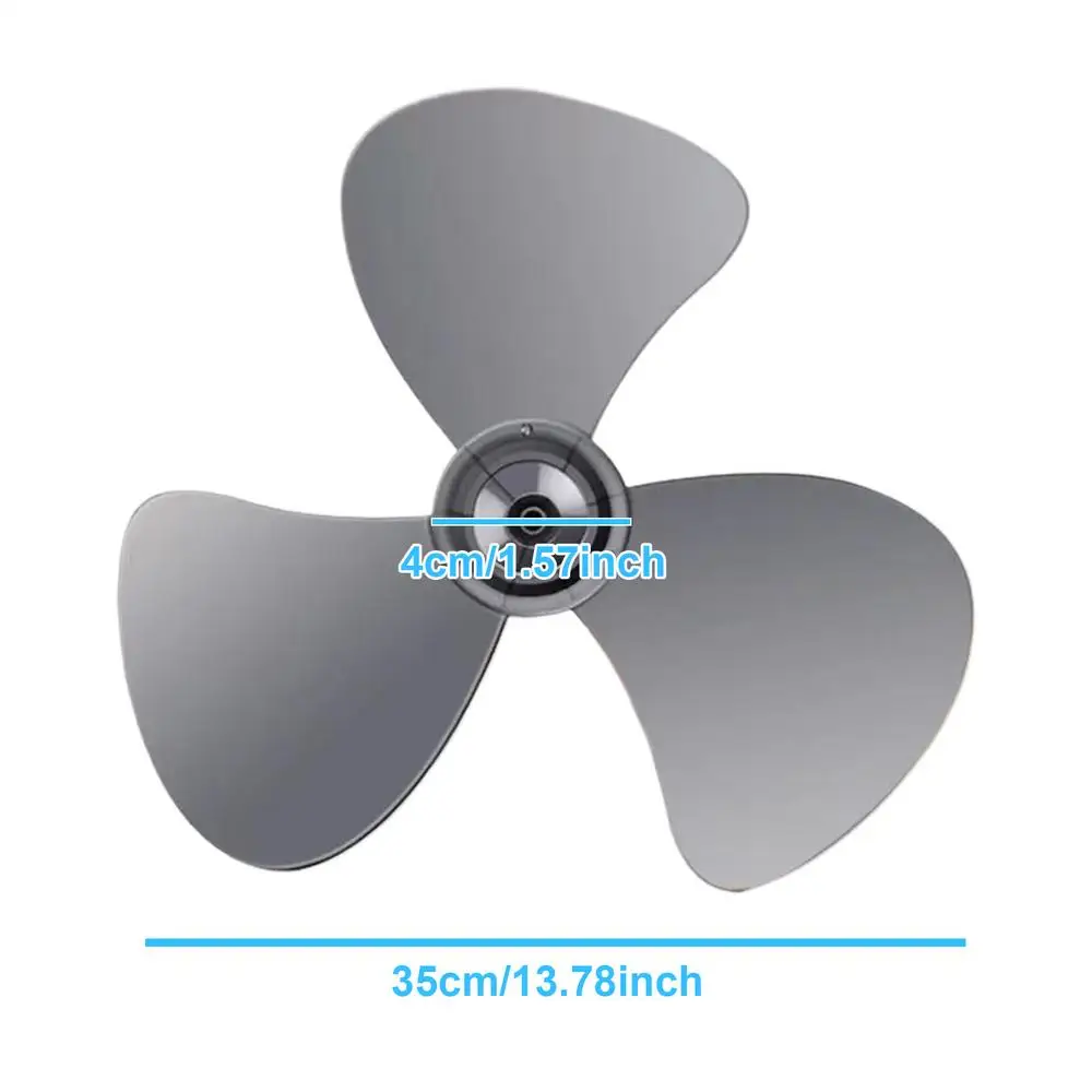 Universeller 16-Zoll-Lüfterflügel-Ersatz für Standventilatoren mit Mutternabdeckung, Ersatzteil für Wohnzimmer, Schlafzimmer, Keller