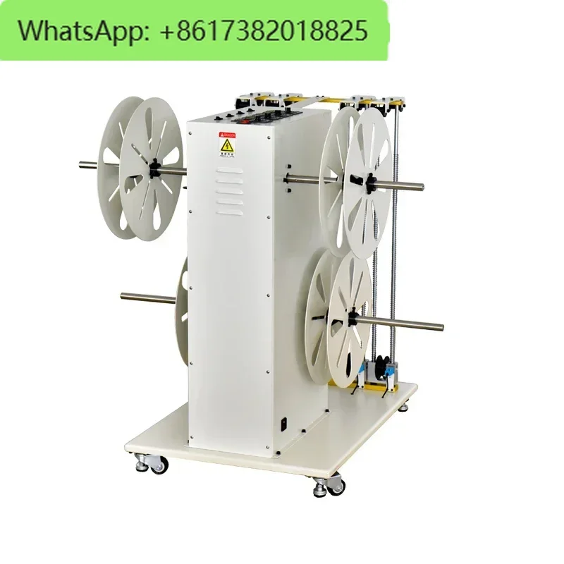 

Automatic Flat Cable Reeling Machine Cable Dispenser Four Wires Cable Pulling Machine Loading-Bearing 15KG For Each Feeder Reel