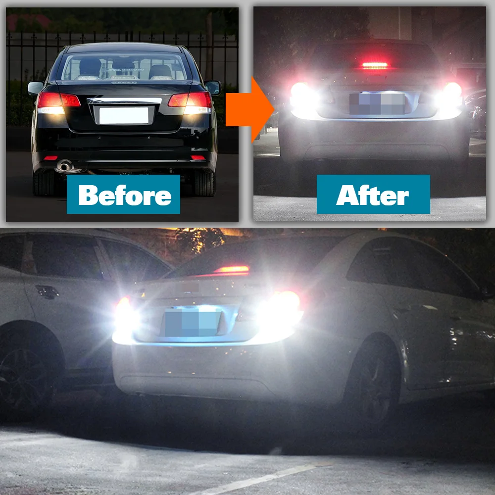 Reverse Light H21W BAY9S 64136 For Land Rover Range Rover Accessories 2006-2012 2pcs LED Backup Lamp Canbus