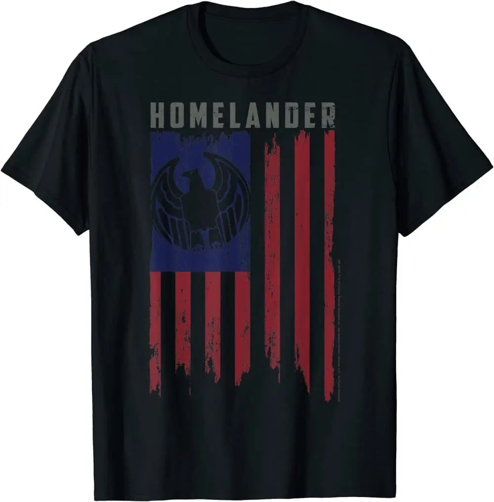 New Limited The Boys Homelander Flag Eagle Logo T Shirt Usa S Xxl Graph