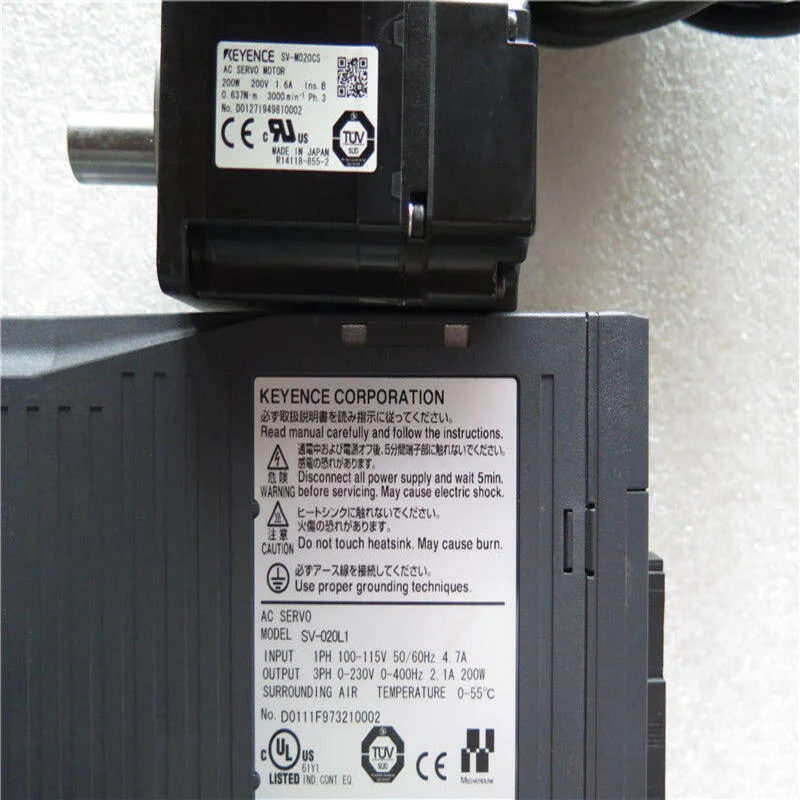 New Original SV-020L1 200W Servo Drive Single Phase AC Servo Amplifier Ready Stock