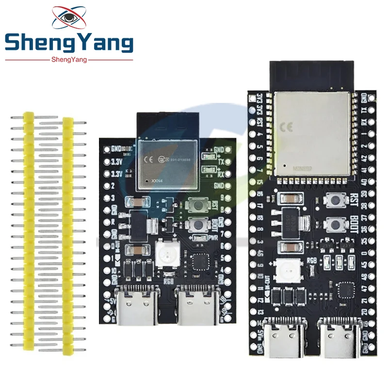 TZT ESP32/ ESP32-S3/ESP32-C3 Dual Type-C Development Board ESP32-C3-DevKitM-1 ESP32-C3-MINI-1 ESP32-S3-DevKitC-1 N16R8