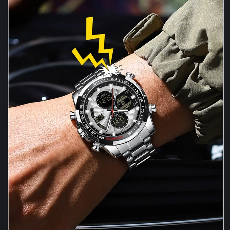 SANDA 5105 Steel Strip Electro - Timex Watches Smartwatch 评论和价格