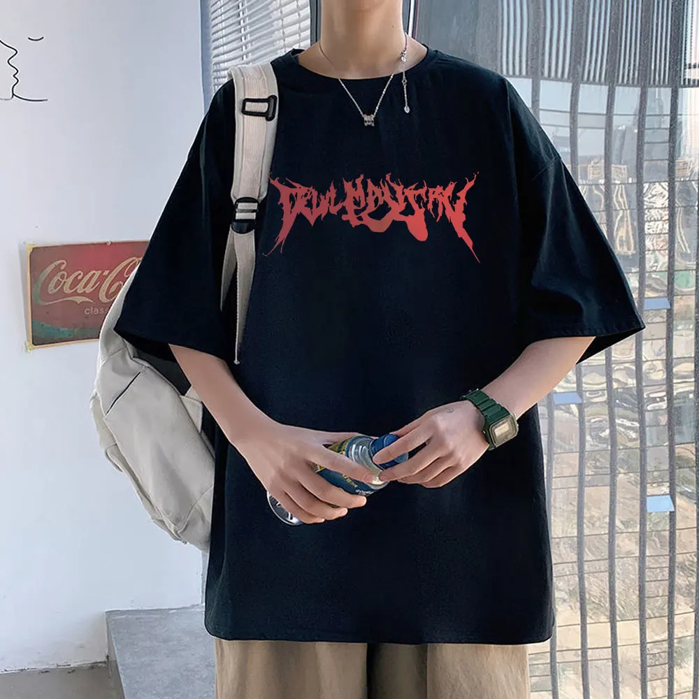 

Game Devil May Cry Dante Merch T-shirt Men Women Gothic Casual Oversized Short Sleeve Male Cosplay Otaku Lover Tshirt Streetwear