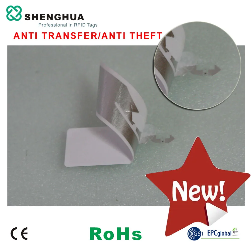 10pcs/pack ANTI TRANSFER/ANTI THEFT UHF RFID TAG PRINTABLE PROGRAMMABLE 860-960Mhz 6C FOR ASSETS MANAGEMENT/PARKING/ LOGISTICS