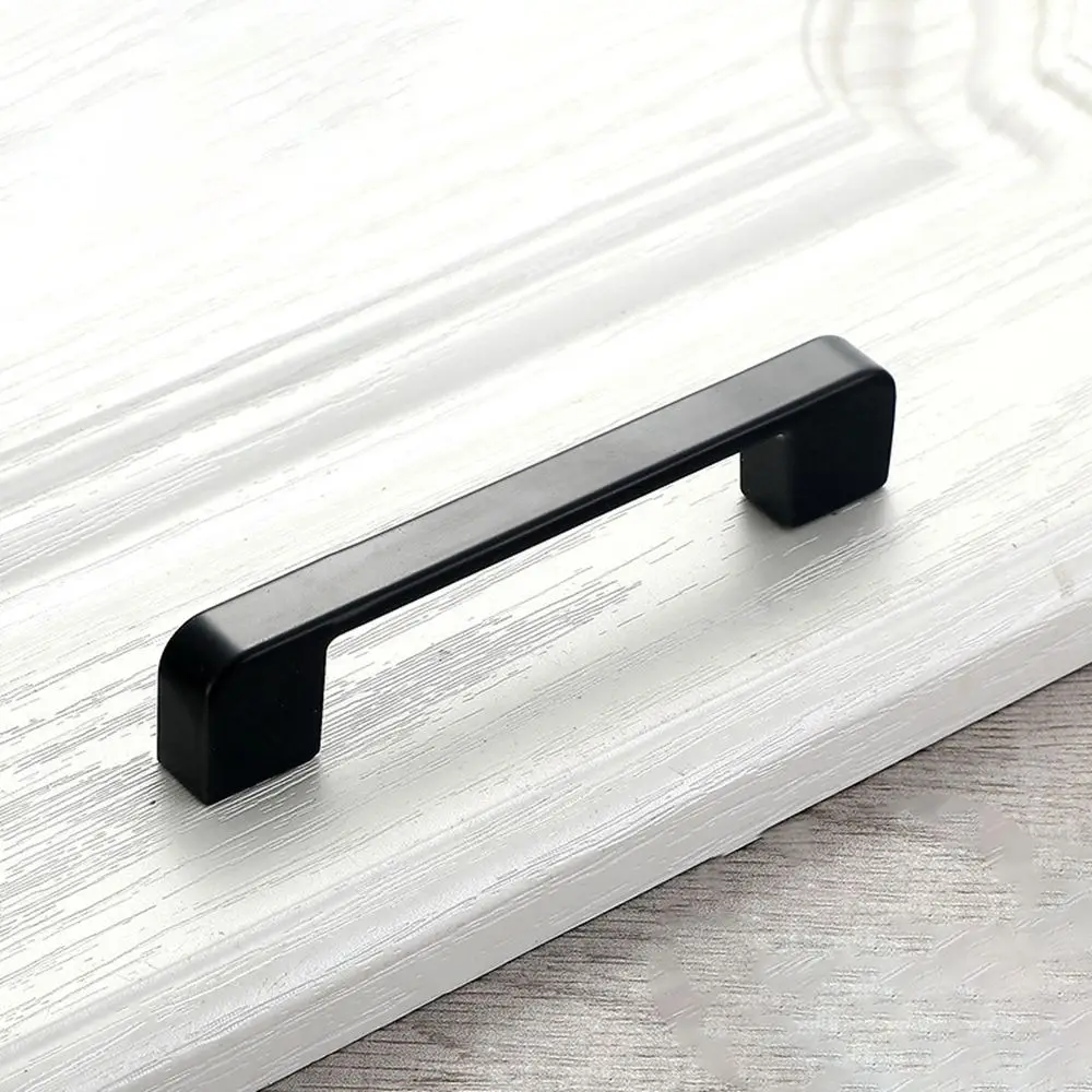 Aluminum Alloy with Screw Wardrobe Home Improvement Door Pulls Cabinet Handles Drawer Pulls Furniture Hardware Cupboard Knobs