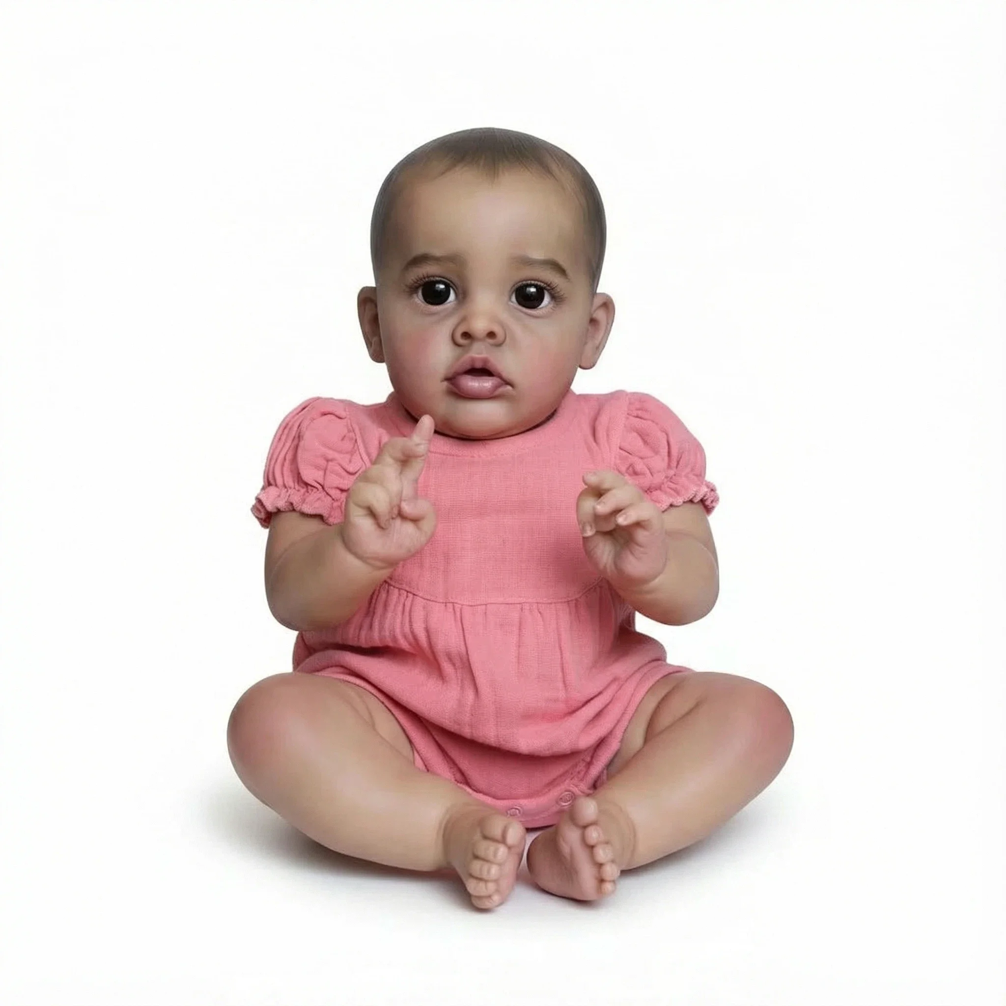 22 inch Hoge Kwaliteit Handgemaakte Levensechte Reborn Benjamin Pop 3D Huid Zichtbare Aderen Zacht Lichaam Collectible Art Cadeau voor kinderen