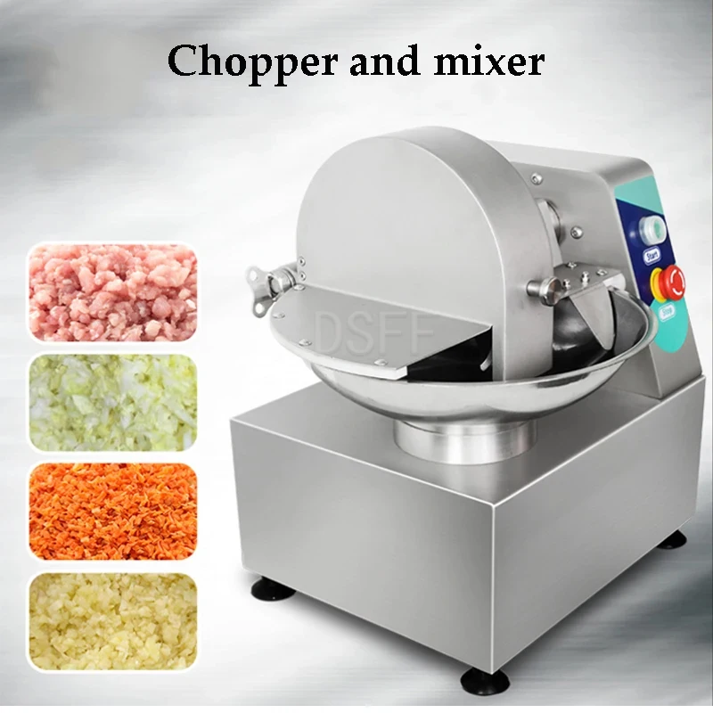 

Electric Vegetable Cutter, Commercial Dumpling Filling, Scallion And Garlic Mincer, 220V Fresh Meat Grinder