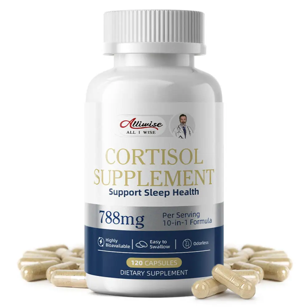 

Cortisol Capsules for Brain Health & Cognitive Stress Management Immune Health Sleep Support Full Body Relaxation