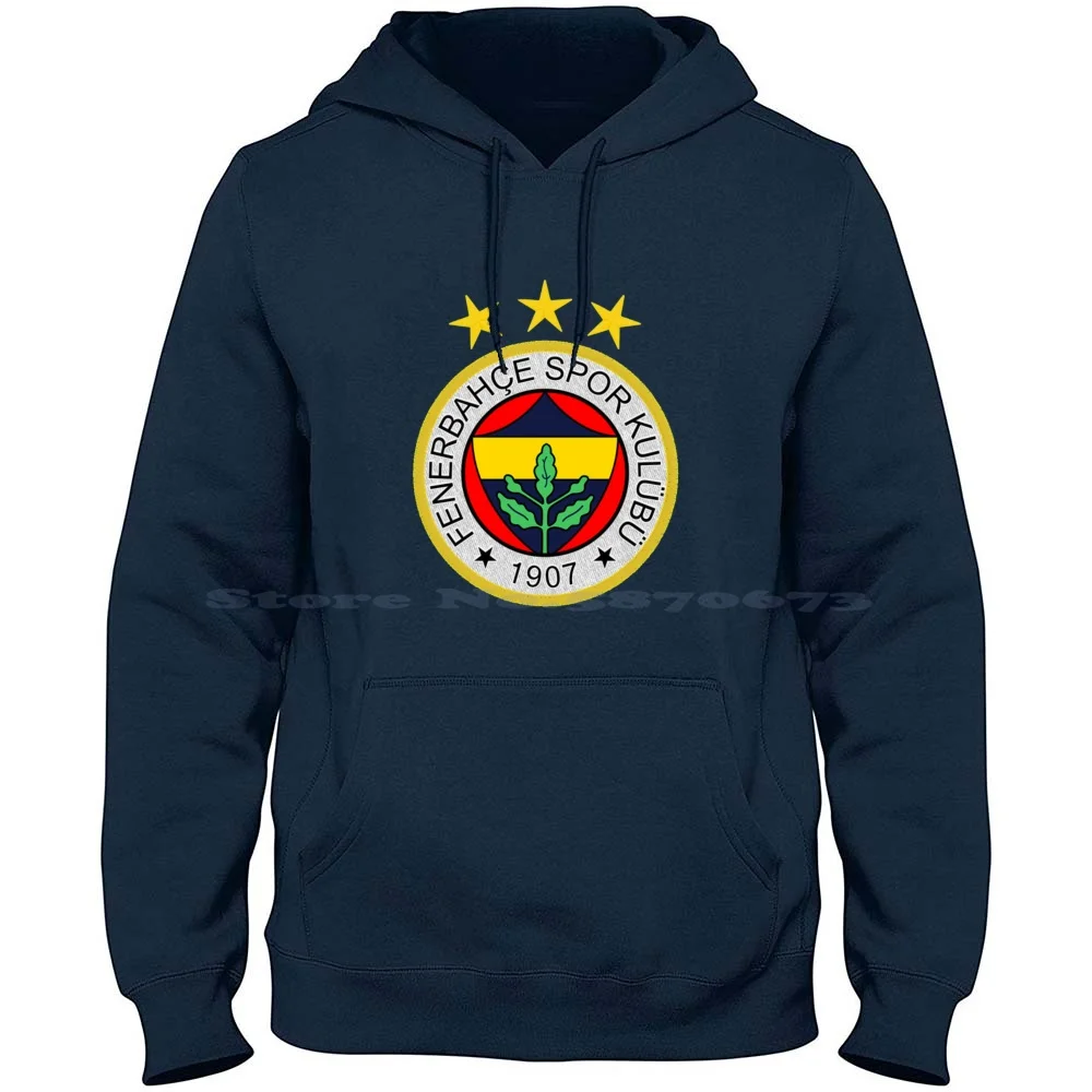 Fenerbahcesporkulubu 100% Cotton Hoodie Fener Bahce Fenerbahce Spor Culub