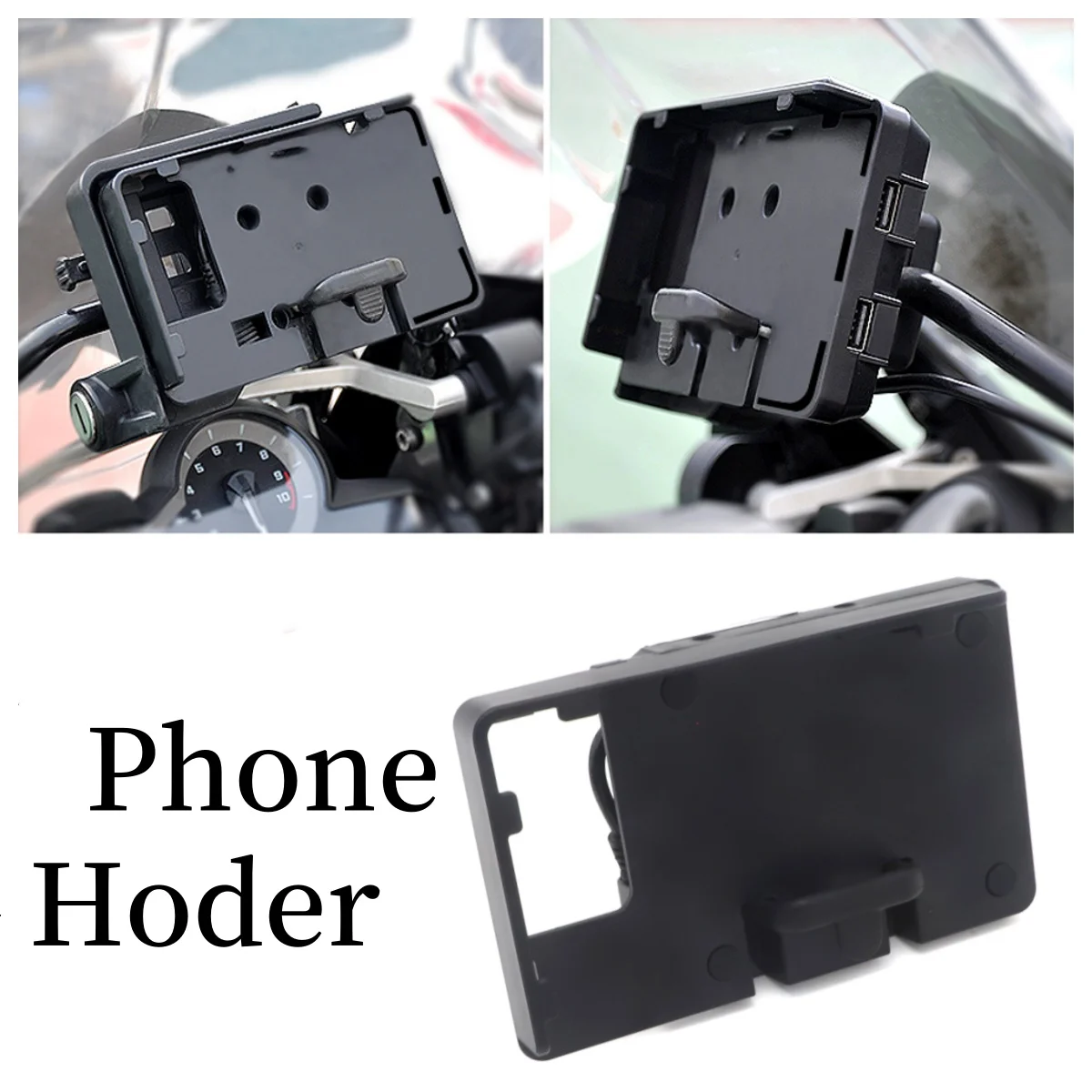 

New Motorcycle USB Charger Phone Holder Navigation Bracket For BMW R1200GS r1200 GS 700 800GS FOR Honda CRF1000L Africa Twin ADV