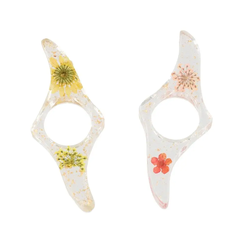 Acrylic Thumb Book Support Dried Flower Multi-function Thumb Book Brace Smooth Colorful Book Page Holders Book Marker