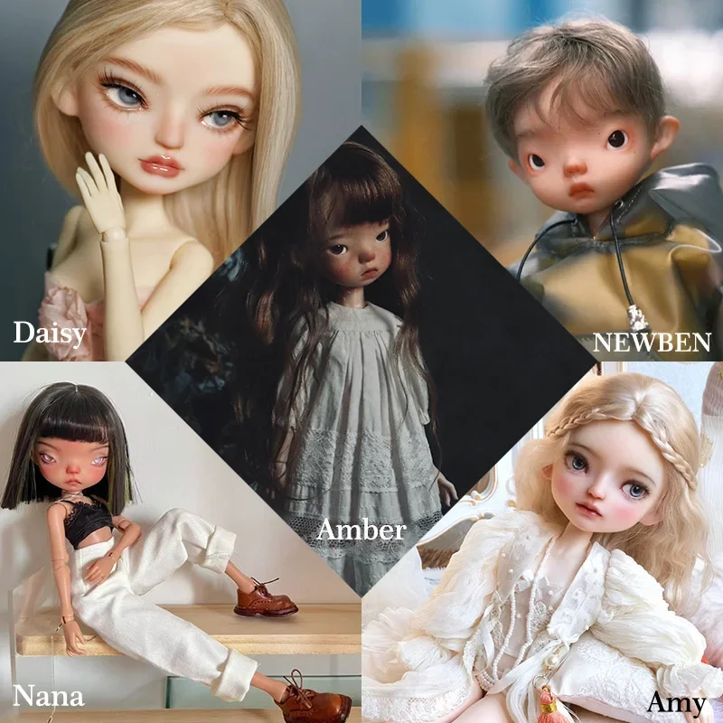 

BJD Doll Hot Sale 1/6 Daisy Nana Amber Nude Surprise Dolls Anime Big Head Baby Kit Ball Jointed Dolls