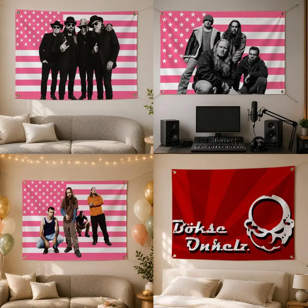 Band O-One Direction Flags Wall Hanging Flag Banner for Bedroom Dorm Party Festival Camping Indoor Outdoor Decor