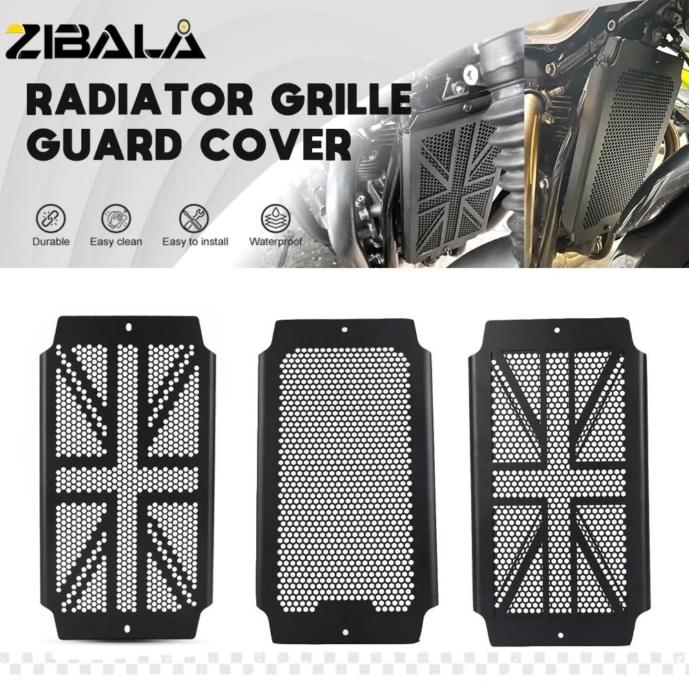 

For Bonneville T100 T120 Street Twin 900/Cup/Scrambler Speed Twin 900/1200 2017 - 2026 Thruxton Radiator Grille Guard Protection