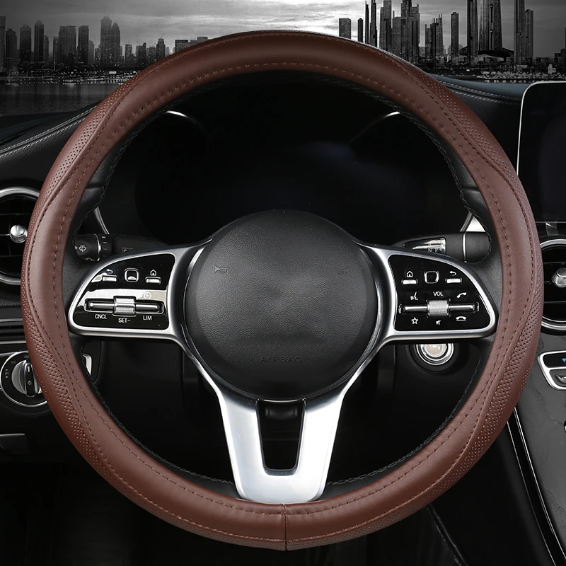 YUCKJU Car steering wheel cover for Rolls-Royce Phantom Ghost car styling auto accessories