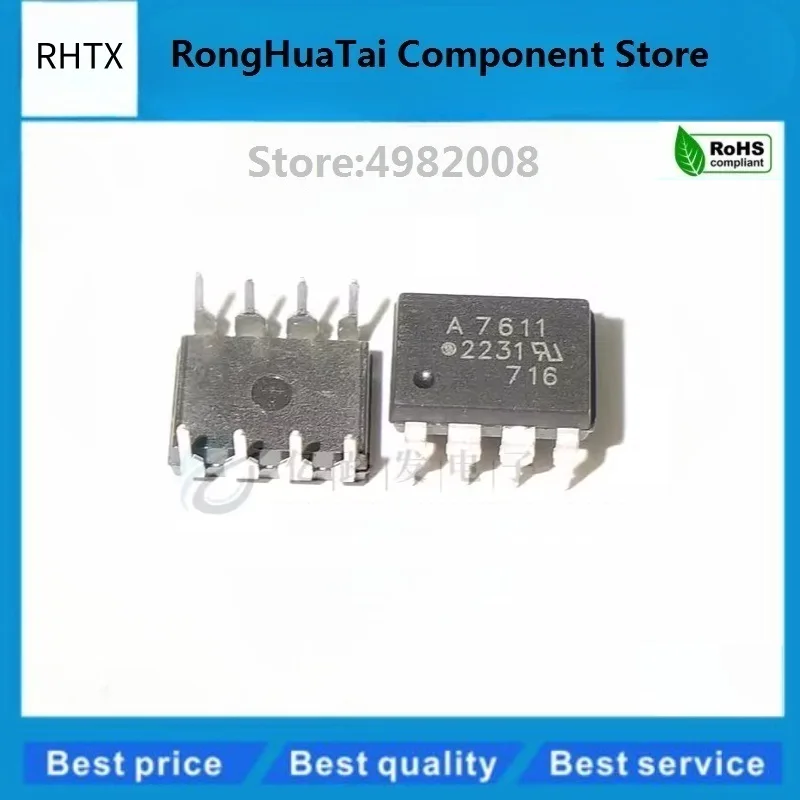 

10 шт. HCPL-7611 A7611 HCPL-7721 A7721 HCPL-7723 A7723 HCPL-7800 A7800 HCPL-7801 A7801 HCPL-7840 A7840 Оптопара DIP-8 SOP-8