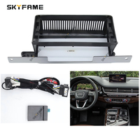 SKYFAME Car 12.3 Inch Frame Fascia Adapter Canbus Box Android Radio Dash Fitting Panel Kit For Audi Q7