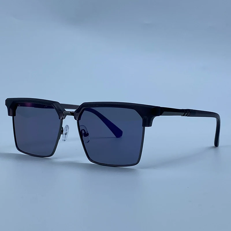 2026 Luxuriöse Übergroße Quadratische Sonnenbrille für Herren Y2K Punk Designer Futuristische Vintage Outdoor-Sonnenbrille für Männer Fahrbrille Eyewear – Detail 15
