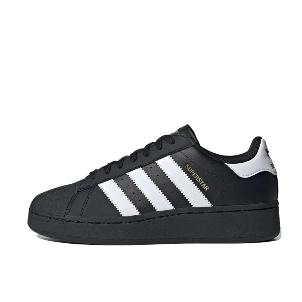 Adidas Superstar xLG low shoes men and women winter Casual Fashion board shoes Lightweight and breathable sneakers black&white