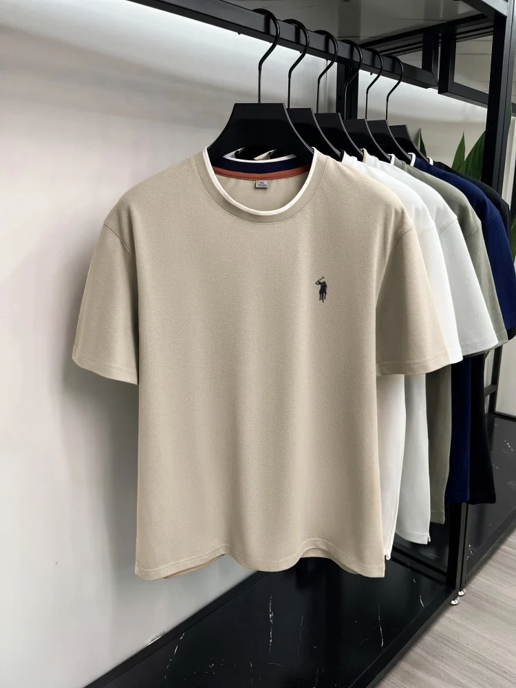 Luxury brand short sleeve T-shirt men's summer trend exquisi
