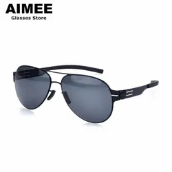 New Pilot Brand Designer No Screw Polarized Sunglasses For Men Women Fashional UV Protection Sun Glasses Optical Colorful Lens