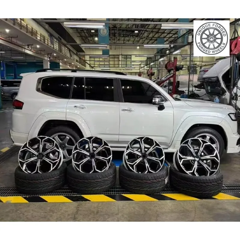 26 Style Rimpower 2025 Trending Monoblock 24x10 6x139.7 Hyper Black Machined Face Forged Wheels Fit For Toyota