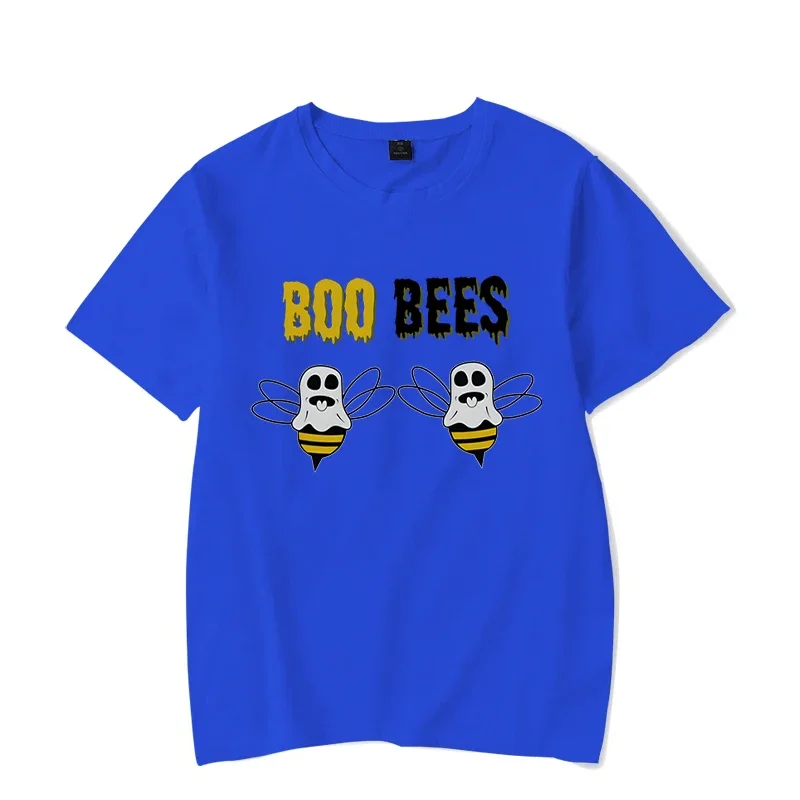 2023 Couple TShirt for Lovers I Love Her Boo Bees Graphic Women Men Shirt Couple Bee Short Sleeve Sweet Letter Harajuku Couple T