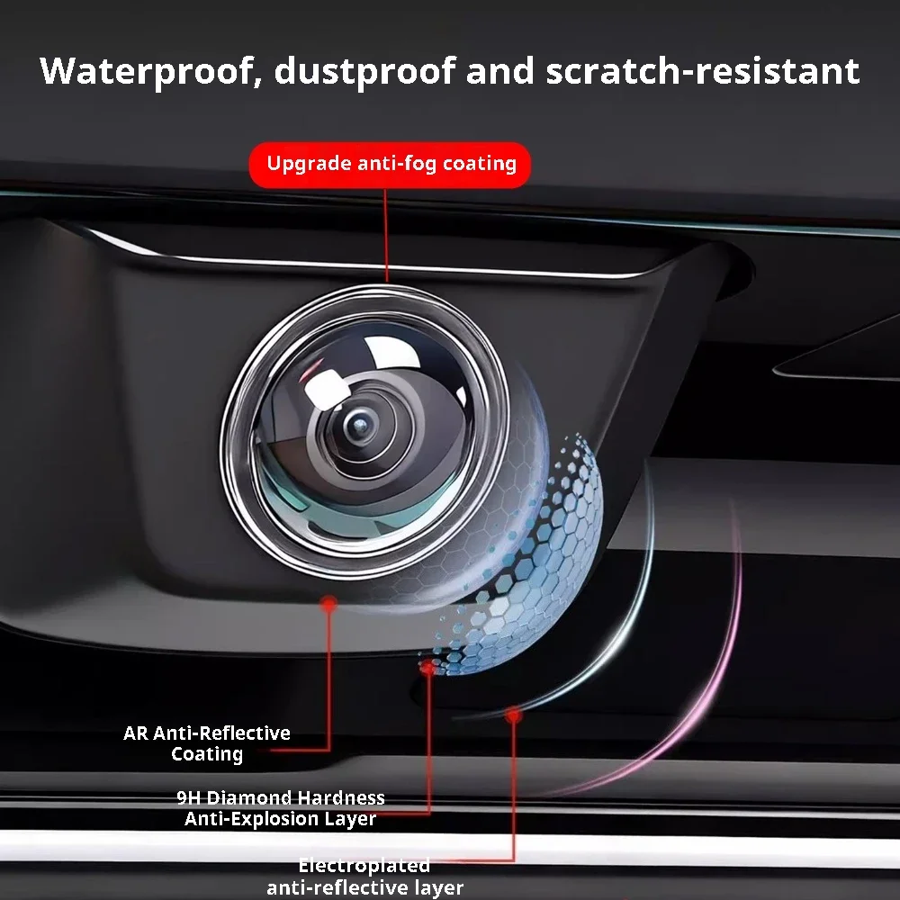 4PCS For BYD Song Plus Seal U DM-i EV Tang EV Qin L Camera Protective Cover 360 Degree Scratch-resistant Protector Accessories