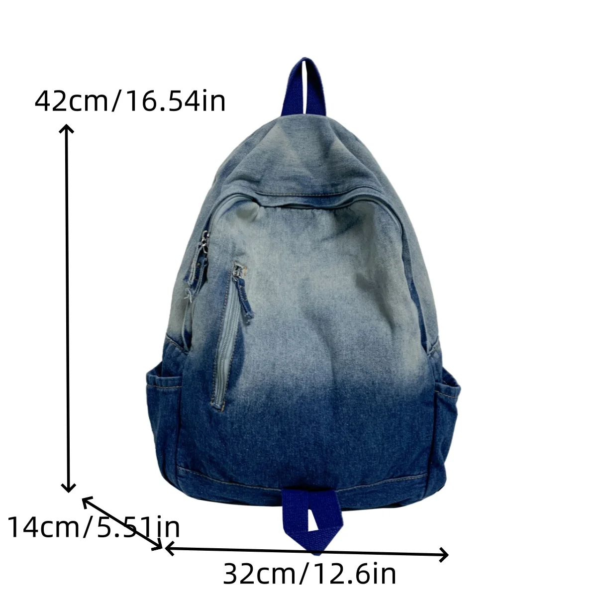 Men's and Women's Backpacks, Student Schoolbags, Large-Capacity Washed Denim Bags Mochila para homem Мужской рюкзак Sac à dos 가방