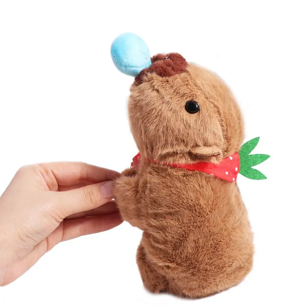 Bufanda Capybara Capybara Slap pulsera simulación muñeca de peluche suave pulsera Slap dibujos animados roedor muñeca estilo