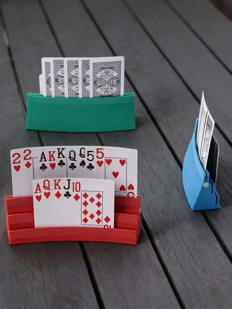 1 Stück/2/4 Stück, dreilagige Karten-Aufbewahrungsbox, aus dickem Kunststoff, geeignet für die Aufbewahrung von Pokerkarten, geeignet für Weihnachten – Detail 2
