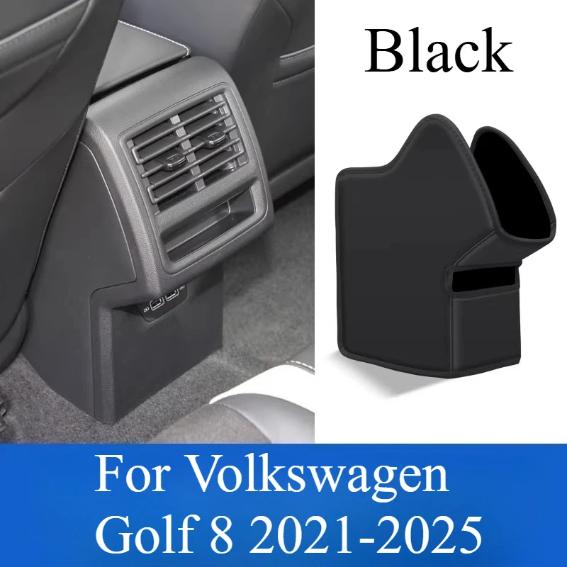 For Volkswagen Golf 7/8 Car Armrest Case Anti-kick Pad Rear Discharge Trend Modification Accessories Automobiles Accessories