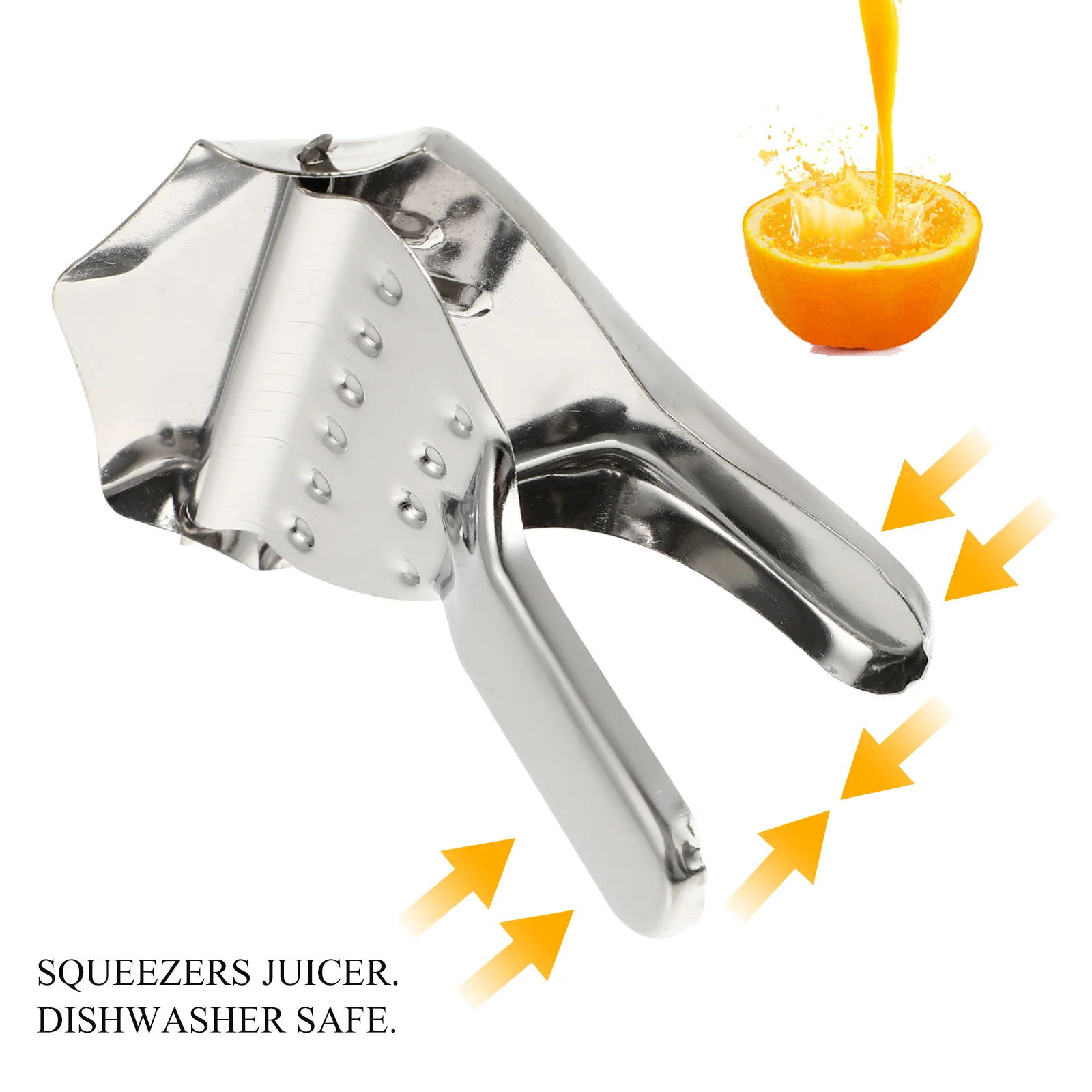 

Stainless Steel Manual Fruit Squeezer Lemon Juicer Hand Press Citrus Juice Maker Kitchen Bar Essential