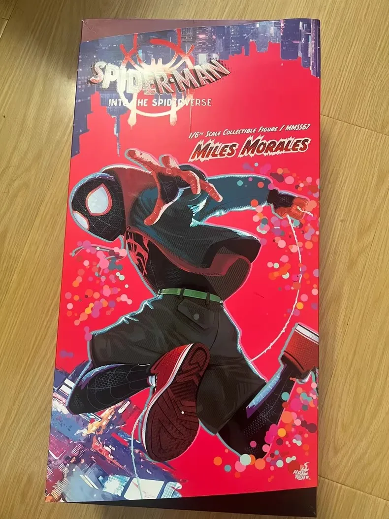 

HOTTOYS HT MMS567 1/6 Коллекционные игрушки Ultimate Spider-Man Майлз Моралес Супергерой Солдат 12 дюймов Фигурка Модель Подарки